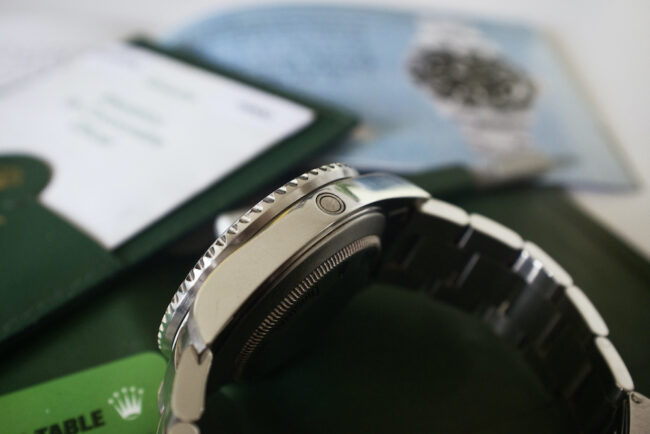 Helium Escape Valve på Rolex SeaDweller
